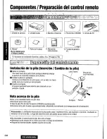 Предварительный просмотр 208 страницы Panasonic CQ-VAD9300U Operating Manual