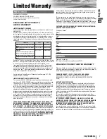 Предварительный просмотр 7 страницы Panasonic CQ-VD5005L Operating Instructions Manual