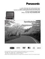 Panasonic CQ-VD5005W Operating Instructions Manual preview