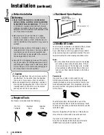 Предварительный просмотр 56 страницы Panasonic CQ-VD5505U Operating Instructions Manual