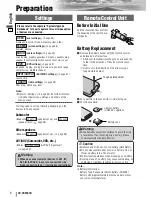 Предварительный просмотр 8 страницы Panasonic CQ-VD6503N Operating Instructions Manual