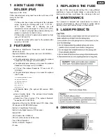 Предварительный просмотр 3 страницы Panasonic CQ-VD6503U Service Manual