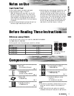 Preview for 5 page of Panasonic CQ-VD6505W Operating Instructions Manual