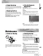 Preview for 47 page of Panasonic CQ-VD6505W Operating Instructions Manual