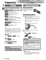 Предварительный просмотр 10 страницы Panasonic CQ-VD7003U Operating Instructions Manual