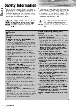 Preview for 2 page of Panasonic CQ-VD7005W2 Operating Instructions Manual