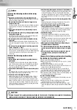 Preview for 3 page of Panasonic CQ-VD7005W2 Operating Instructions Manual