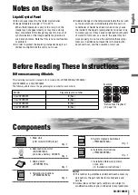 Preview for 5 page of Panasonic CQ-VD7005W2 Operating Instructions Manual