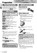 Preview for 8 page of Panasonic CQ-VD7005W2 Operating Instructions Manual