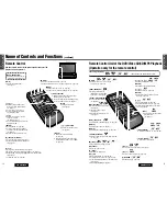 Preview for 6 page of Panasonic CQ-VD7200U Operating Instructions Manual