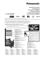 Panasonic CQ-VW100N Installation Instructions Manual предпросмотр