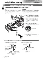 Предварительный просмотр 6 страницы Panasonic CQ-VW100N Installation Instructions Manual