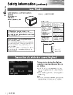 Предварительный просмотр 4 страницы Panasonic CQ-VW100N Operating Instructions Manual