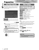 Предварительный просмотр 8 страницы Panasonic CQ-VW100N Operating Instructions Manual