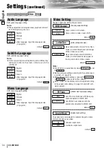 Предварительный просмотр 34 страницы Panasonic CQ-VW100W Operating Instructions Manual