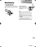 Предварительный просмотр 47 страницы Panasonic CQ-VW120L Operating Instructions Manual