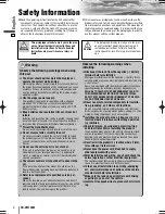 Preview for 2 page of Panasonic CQ-VW120W Operating Instructions Manual