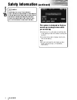 Preview for 4 page of Panasonic CQ-VX100W Operating Instructions Manual