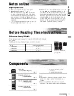 Preview for 5 page of Panasonic CQ-VX100W Operating Instructions Manual