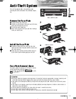 Preview for 11 page of Panasonic CQ-VX220L Operating Instructions Manual