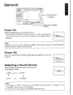 Предварительный просмотр 9 страницы Panasonic CQ-VX303 Operating Instructions Manual