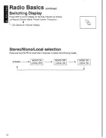 Предварительный просмотр 16 страницы Panasonic CQ-VX303 Operating Instructions Manual