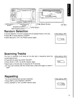 Предварительный просмотр 19 страницы Panasonic CQ-VX303EW Operating Instructions Manual