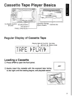 Предварительный просмотр 21 страницы Panasonic CQ-VX303EW Operating Instructions Manual