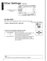 Предварительный просмотр 44 страницы Panasonic CQ-VX303EW Operating Instructions Manual