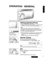 Предварительный просмотр 5 страницы Panasonic CQ-VX777EW Operating Instructions Manual