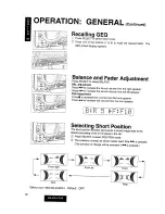 Предварительный просмотр 12 страницы Panasonic CQ-VX777EW Operating Instructions Manual