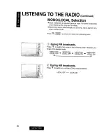 Предварительный просмотр 20 страницы Panasonic CQ-VX777EW Operating Instructions Manual