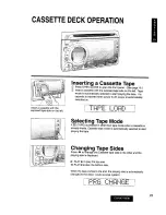 Предварительный просмотр 23 страницы Panasonic CQ-VX777EW Operating Instructions Manual