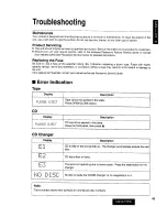 Предварительный просмотр 49 страницы Panasonic CQ-VX777EW Operating Instructions Manual