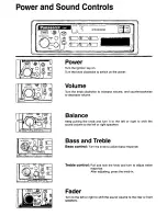 Предварительный просмотр 3 страницы Panasonic CQ1000EU - AUTO CASS/ RECEVIER Operating Instructions Manual