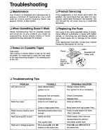 Предварительный просмотр 15 страницы Panasonic CQ1000EU - AUTO CASS/ RECEVIER Operating Instructions Manual