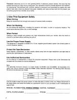 Предварительный просмотр 2 страницы Panasonic CQ2000EU - AUTO RADIO/CASSETTE Operating Instructions Manual