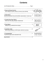 Предварительный просмотр 3 страницы Panasonic CQ2000EU - AUTO RADIO/CASSETTE Operating Instructions Manual