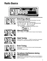 Предварительный просмотр 5 страницы Panasonic CQ2000EU - AUTO RADIO/CASSETTE Operating Instructions Manual