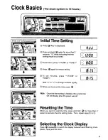 Предварительный просмотр 9 страницы Panasonic CQ2000EU - AUTO RADIO/CASSETTE Operating Instructions Manual