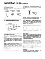 Предварительный просмотр 11 страницы Panasonic CQ2000EU - AUTO RADIO/CASSETTE Operating Instructions Manual