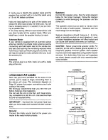 Предварительный просмотр 12 страницы Panasonic CQ2000EU - AUTO RADIO/CASSETTE Operating Instructions Manual