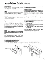 Предварительный просмотр 13 страницы Panasonic CQ2000EU - AUTO RADIO/CASSETTE Operating Instructions Manual