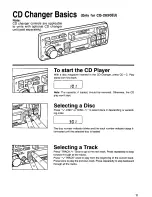 Предварительный просмотр 11 страницы Panasonic CQ2500CEU - AUTO RADIO/CASSETTE Operating Instructions Manual