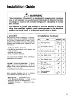 Предварительный просмотр 15 страницы Panasonic CQ2500CEU - AUTO RADIO/CASSETTE Operating Instructions Manual