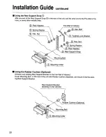 Предварительный просмотр 20 страницы Panasonic CQ2500CEU - AUTO RADIO/CASSETTE Operating Instructions Manual