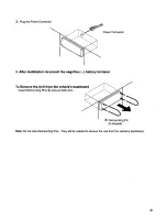 Предварительный просмотр 21 страницы Panasonic CQ2500CEU - AUTO RADIO/CASSETTE Operating Instructions Manual