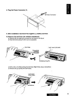 Предварительный просмотр 19 страницы Panasonic CQ2700EU - AUTO RADIO/CD DECK Operating Instructions Manual