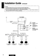 Предварительный просмотр 20 страницы Panasonic CQ2700EU - AUTO RADIO/CD DECK Operating Instructions Manual