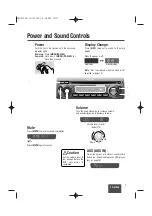 Preview for 7 page of Panasonic CQ5100U - AUTO RADIO/CD DECK Operating Instructions Manual